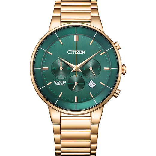 Citizen AN8223-54L – Sporty Quartz Chronograph Watch with Dark