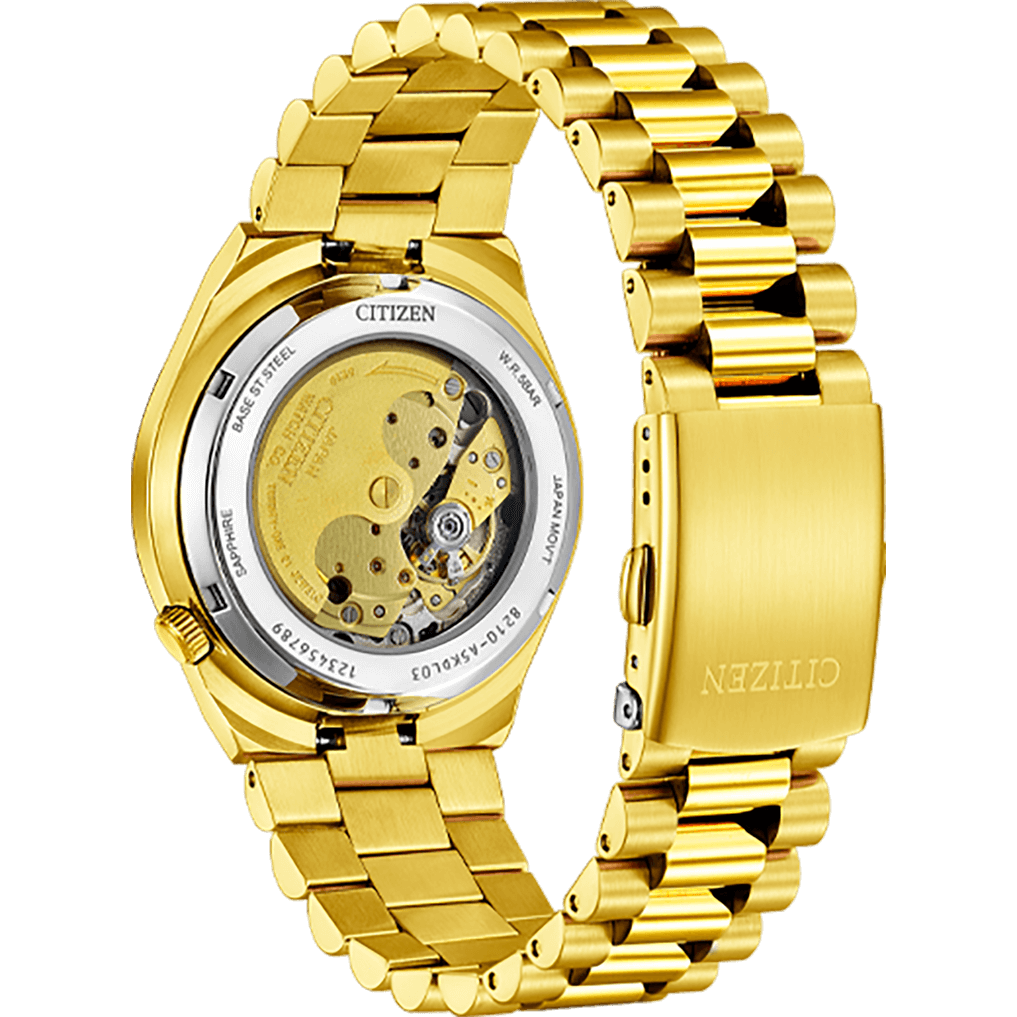 CITIZEN トランジスタ掛時計 グリーン ゴールド Citizen Tsuyosa NJ0152-51X Automatic Watch – Green Dial, Gold