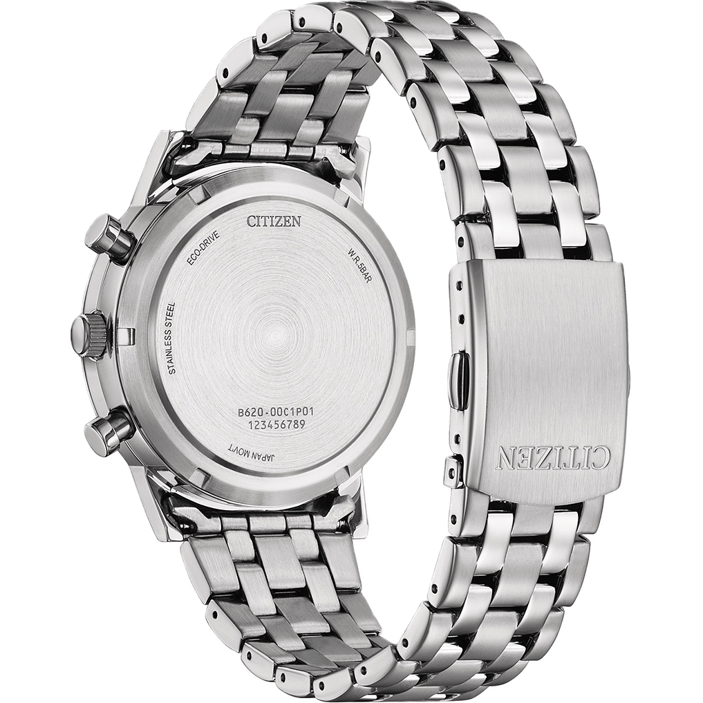 Citizen CA4630-53E Chronograph | Eco-Drive, Black Dial, Stainless