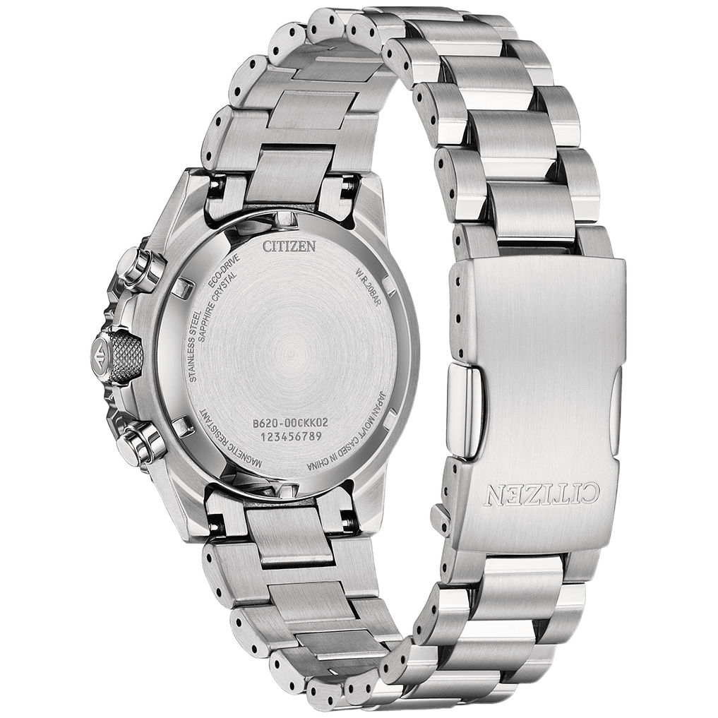Citizen CA4664-60X Chronograph | Eco-Drive, 200M WR, Salmon Dial