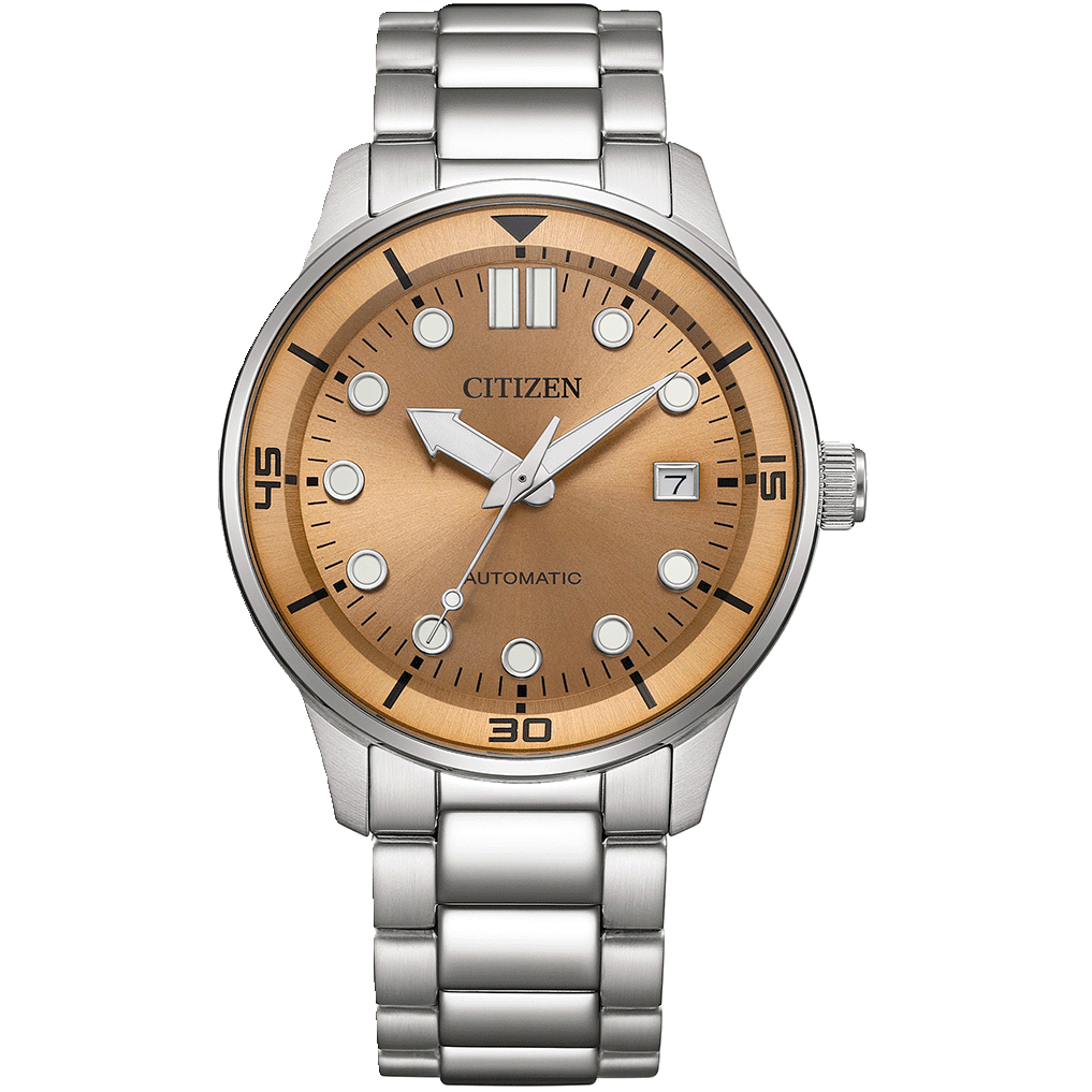 noo様 ❸❻ Citizen NJ0191-83X – Sophisticated Automatic Watch with Salmon Dial