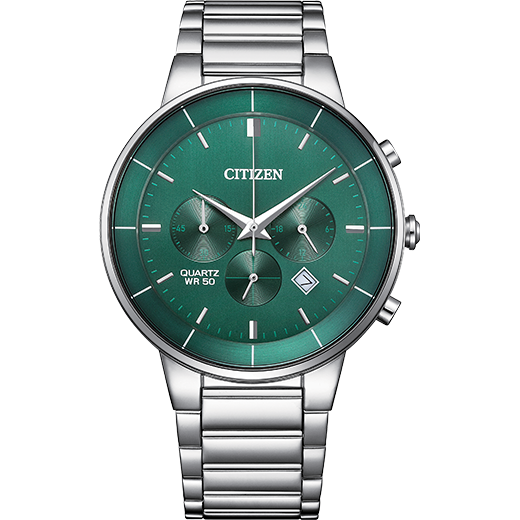 Citizen AN8223-54L – Sporty Quartz Chronograph Watch with Dark