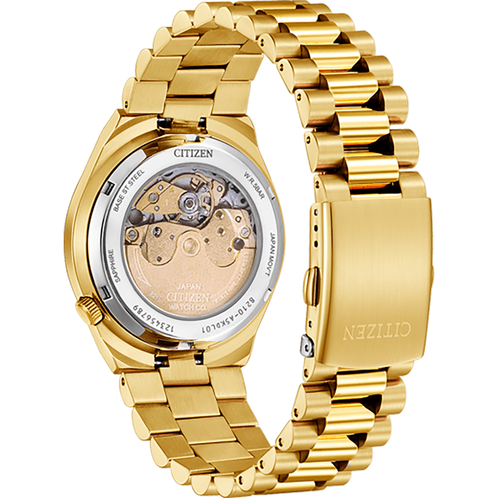Citizen NJ0153-82X Automatic Watch – Scarlet Red Dial, Rose Gold