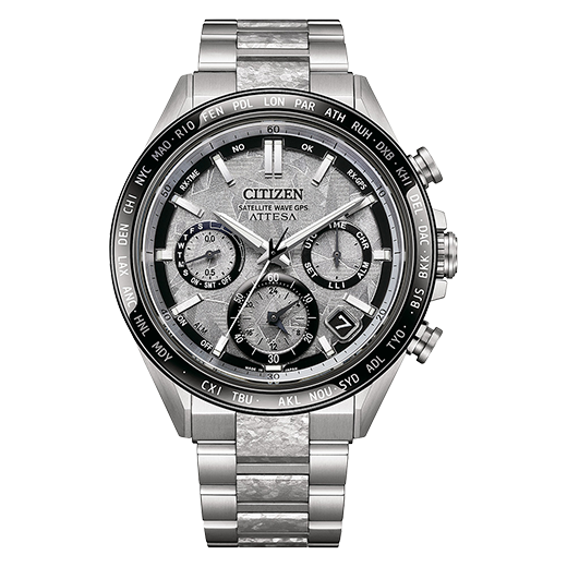 CITIZEN ATTESA CC4104-53E | Eco-Drive GPS Watch with Ceramic Bezel