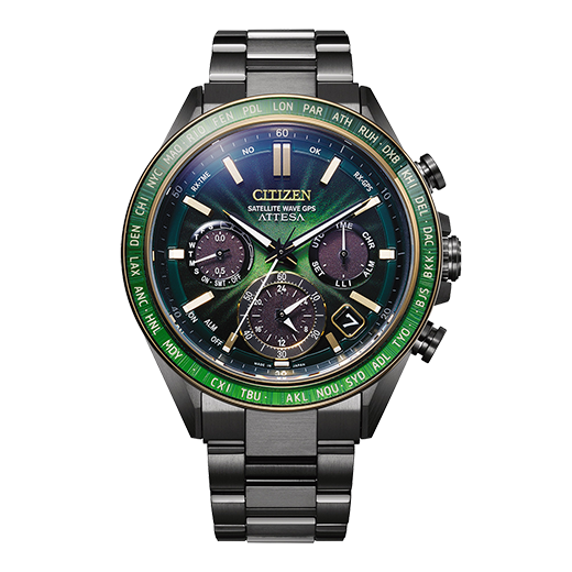 CITIZEN ATTESA CC4104-53E | Eco-Drive GPS Watch with Ceramic Bezel